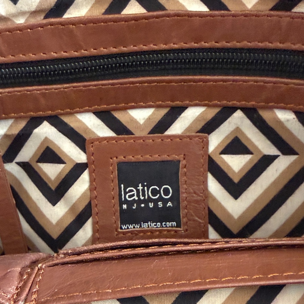 Brown Latico Crossbody Bag - Picture 2 of 5